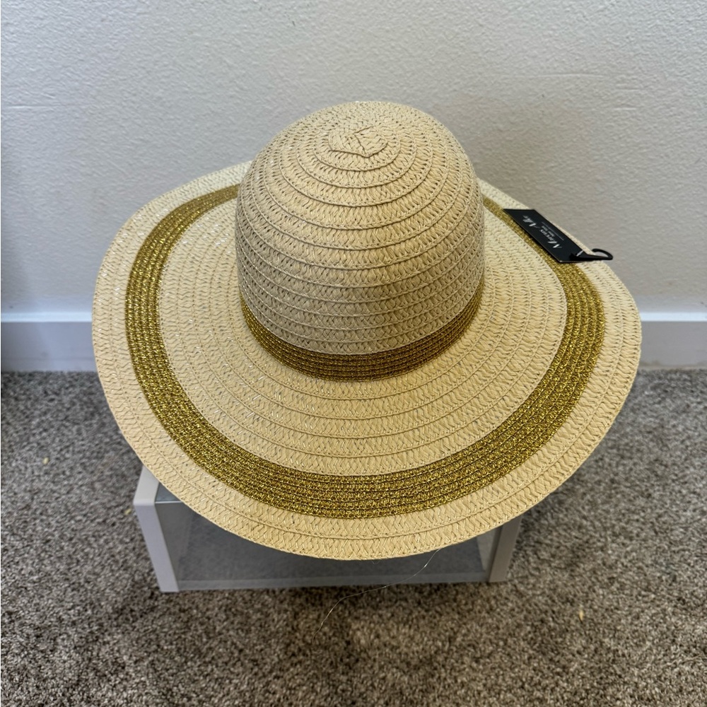 Marcus Adler New York 100% Paper Hat Beige One Size